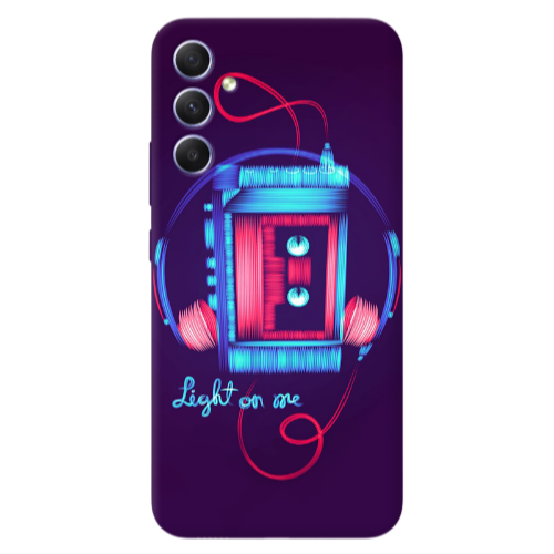 Samsung A34 Light on me Transparent Silicone TPU Θήκη
