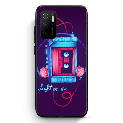 Xiaomi Poco M3 Pro Light on me Black Glossy Θήκη