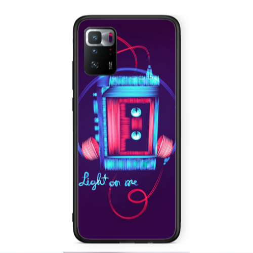 Xiaomi Poco X3 GT Light on me Black Glossy Θήκη
