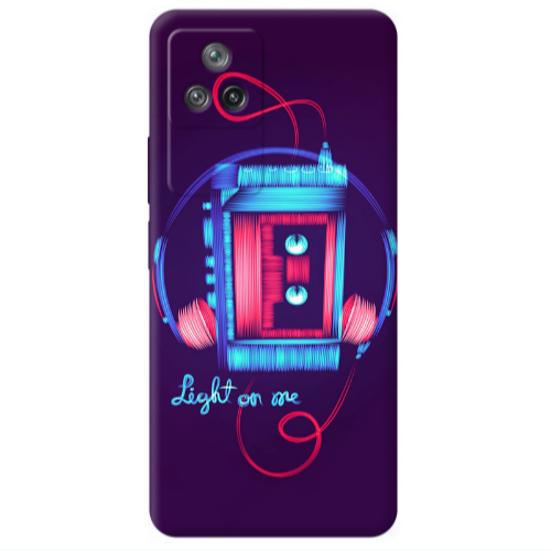 Xiaomi Poco F4 Light on me Transparent Silicone TPU Θήκη