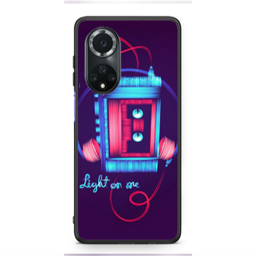 Huawei Nova 9 Light on me Black Glossy Θήκη