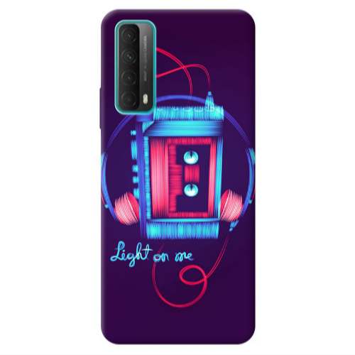 Huawei P Smart 2021 Light on me Transparent Silicone TPU Θήκη