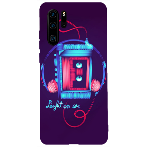 Huawei P30 Pro Light on me Transparent Silicone TPU Θήκη