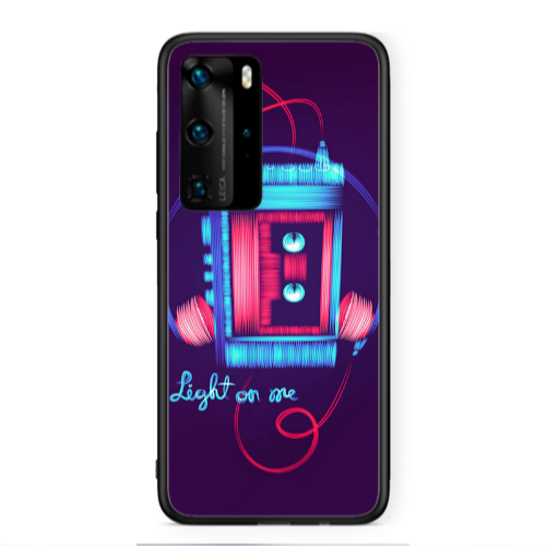 Huawei P40 Pro Light on me Black Glossy Θήκη