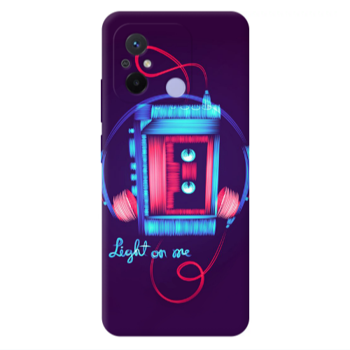 Xiaomi Redmi 12C Light on me Transparent Silicone TPU Θήκη