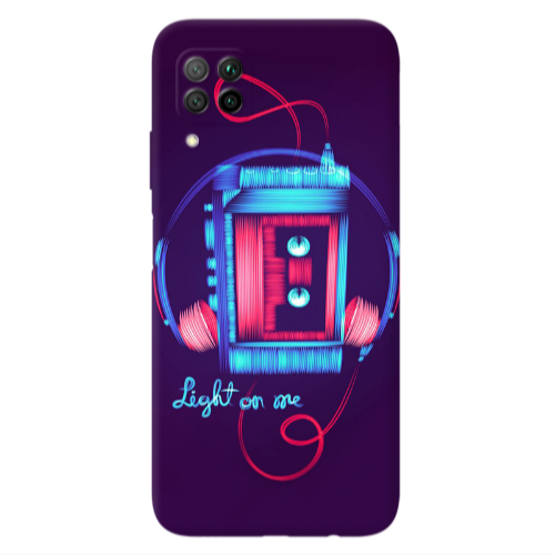Huawei P40 Lite Light on me Transparent Silicone TPU Θήκη