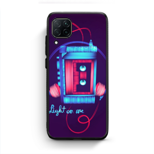 Huawei P40 Lite Light on me Black Glossy Θήκη