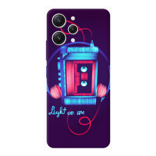 Xiaomi Redmi 12 Light on me Transparent Silicone TPU Θήκη