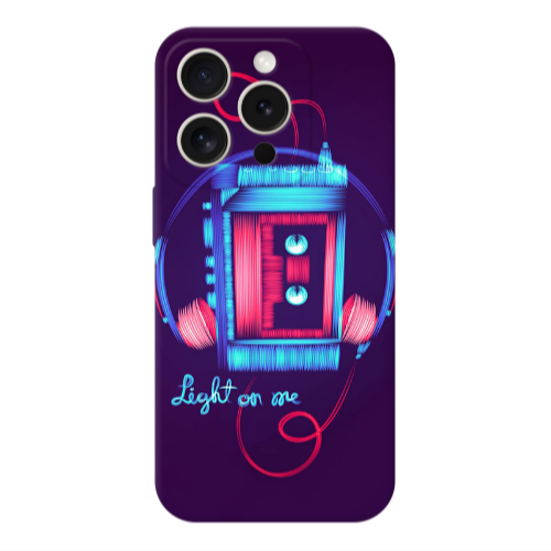 Apple iPhone 15 Pro Max Light on me Transparent Silicone TPU Θήκη