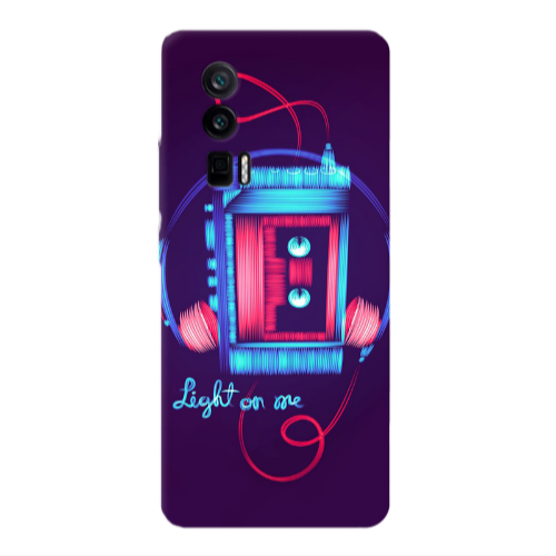 Xiaomi Poco F5 Pro Light on me Transparent Silicone TPU Θήκη