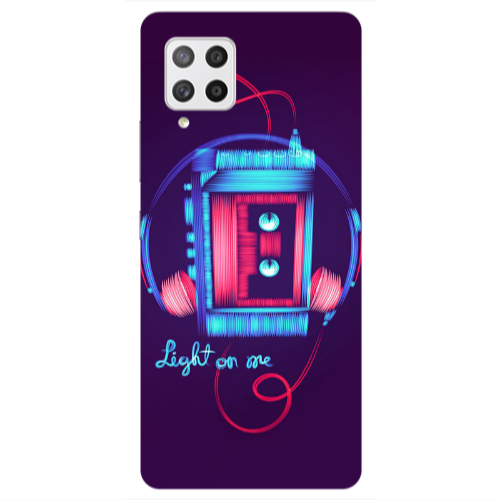 Samsung A42 5G Light on me Transparent Silicone TPU Θήκη