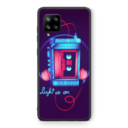 Samsung A42 5G Light on me Black Glossy Θήκη