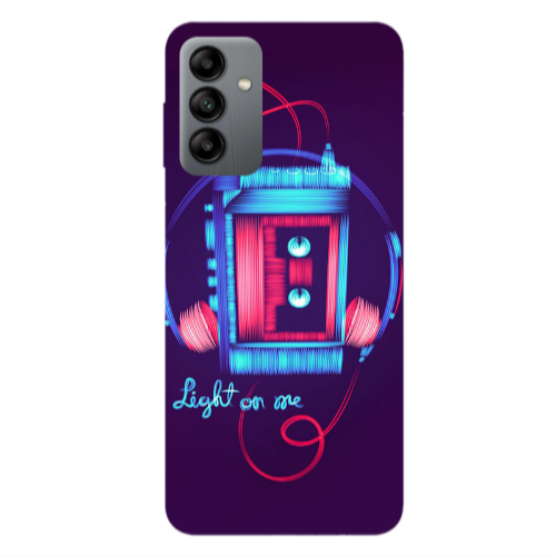 Samsung A13 5G Light on me Transparent Silicone TPU Θήκη