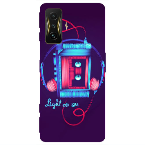 Xiaomi Poco F4 Gt Light on me Transparent Silicone TPU Θήκη