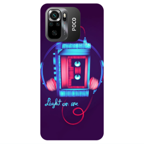 Xiaomi Poco M5 s Light on me Transparent Silicone TPU Θήκη