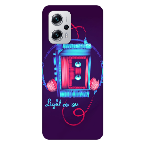 Xiaomi Poco X4 GT Light on me Transparent Silicone TPU Θήκη