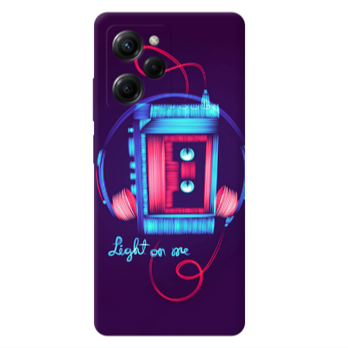 Xiaomi Poco X5 Pro Light on me Transparent Silicone TPU Θήκη