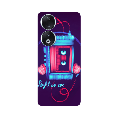 Honor 90 5G Light on me Transparent Silicone TPU Θήκη