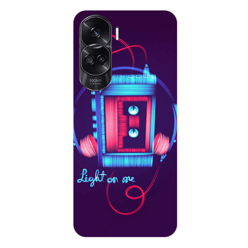 Honor 90 Lite 5G Light on me Transparent Silicone TPU Θήκη