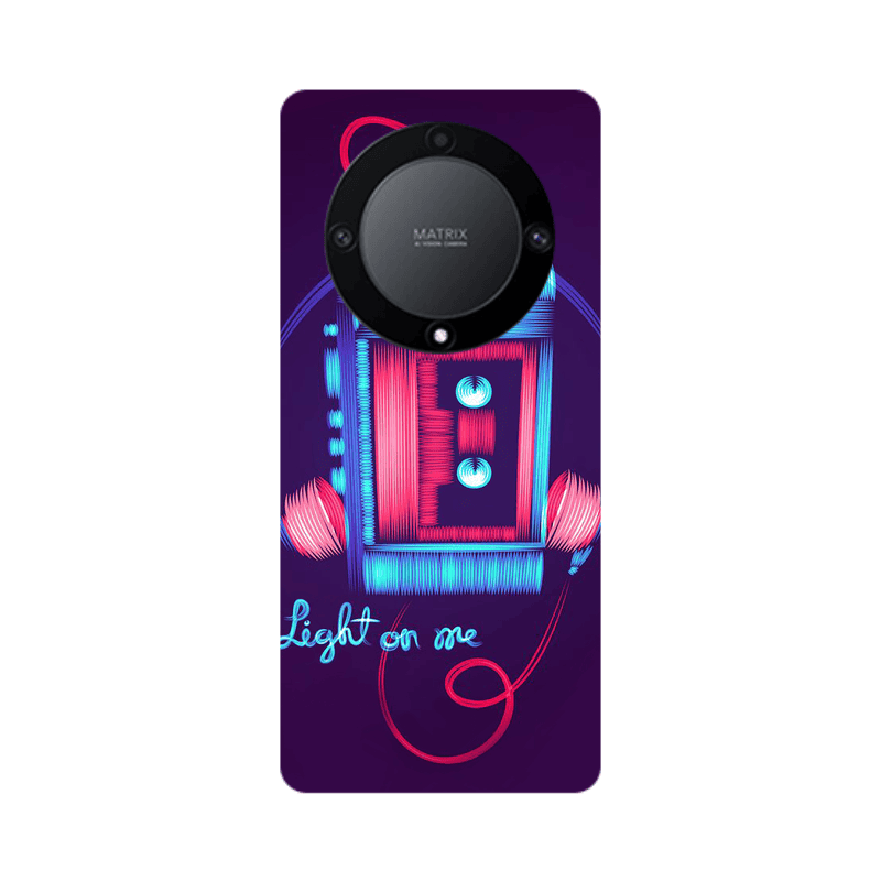 Honor Magic5 Lite 5G Light on me Transparent Silicone TPU Θήκη