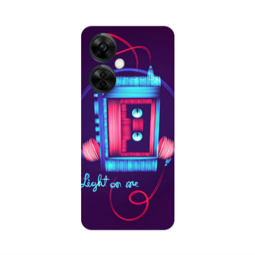 Oneplus Nord CE 3 Lite 5G Light on me Transparent Silicone TPU Θήκη