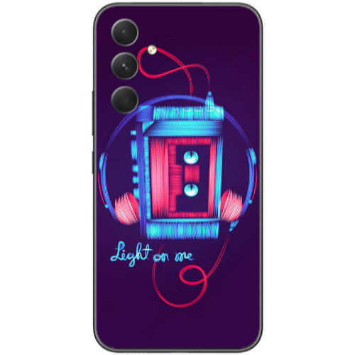 Samsung Galaxy A25 Light on me Transparent Silicone TPU Θήκη