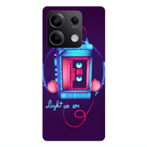 Xiaomi Redmi Note 13 5G Light on me Transparent Silicone TPU Θήκη