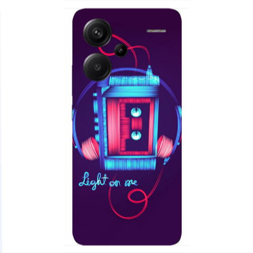 Xiaomi Redmi Note 13 Pro+ 5G  Light on me Transparent Silicone TPU Θήκη