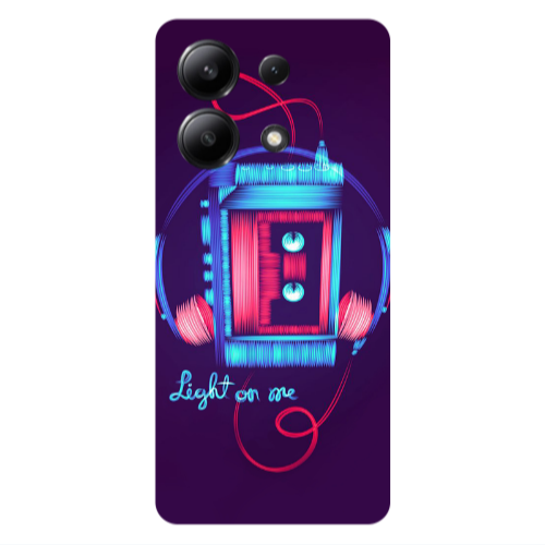 Xiaomi Redmi Note 13 4G Light on me Transparent Silicone TPU Θήκη