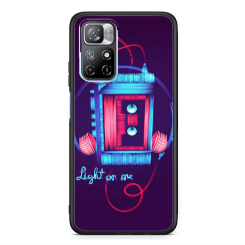 Xiaomi Poco M4 Pro 5G Light on me Black Glossy Θήκη