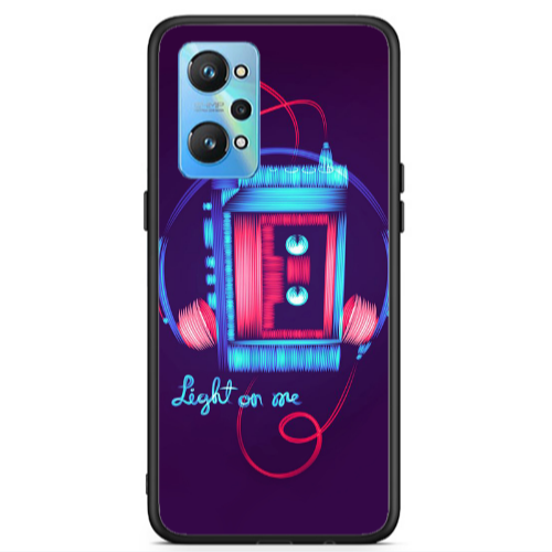 Realme Gt Neo 2 Light on me Black Glossy Θήκη