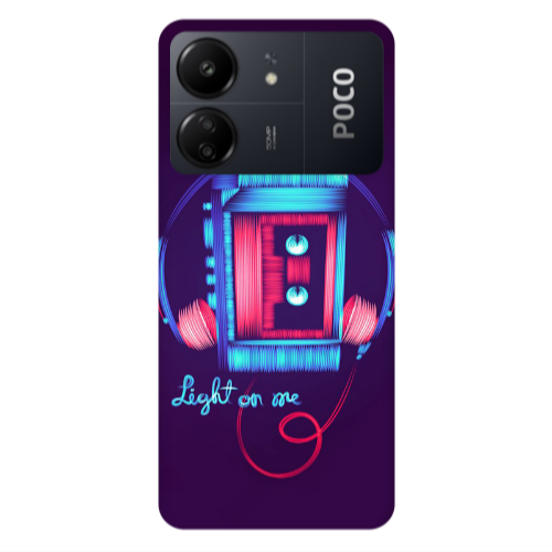 Xiaomi Poco C65 Light on me Transparent Silicone TPU Θήκη