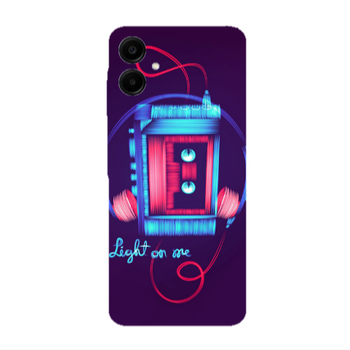 Samsung A06 Light on me Transparent Silicone TPU Θήκη