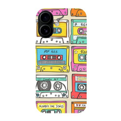Apple Iphone 16 plus Pop hits Transparent Silicone TPU Θήκη