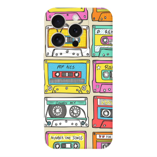 Apple Iphone 16 Pro Max Pop hits Transparent Silicone TPU Θήκη