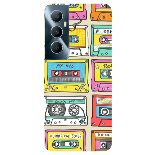 Realme C65 Pop hits Transparent Silicone TPU Θήκη