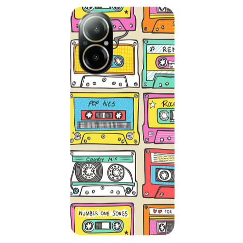 Realme C67 Pop hits Transparent Silicone TPU Θήκη
