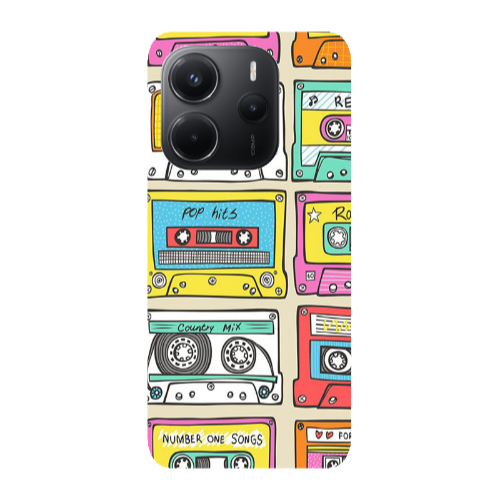 Xiaomi Redmi Note 14 Pop hits Transparent Silicone TPU Θήκη