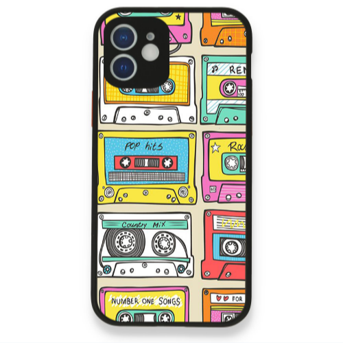 Apple iPhone 12 Pop hits Black Glossy Θήκη