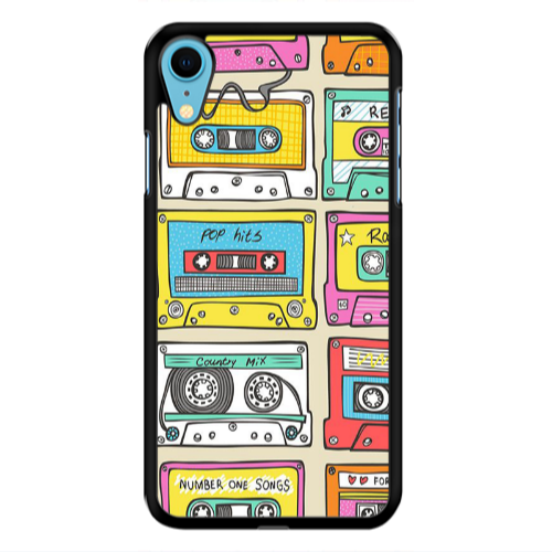 Apple iPhone Xr Pop hits Black Glossy Θήκη