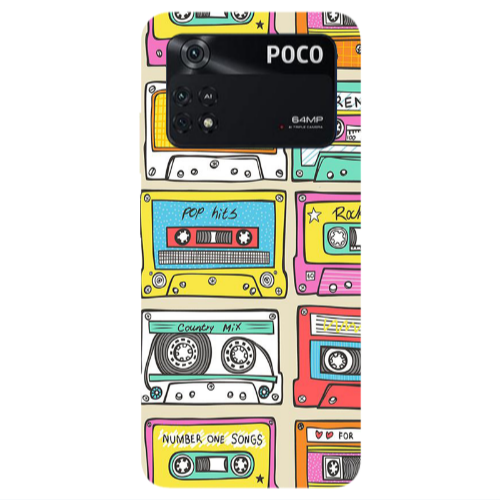 Xiaomi Poco M4 Pro 4G Pop hits Transparent Silicone TPU Θήκη