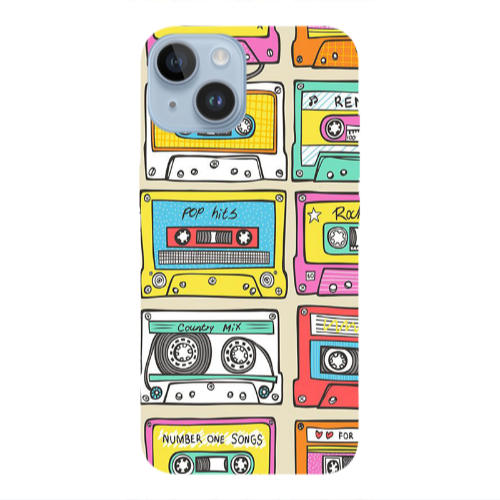 Apple iPhone 14  Pop hits Transparent Silicone TPU Θήκη
