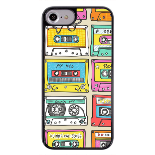 Apple iPhone 7 Pop hits Black Glossy Θήκη