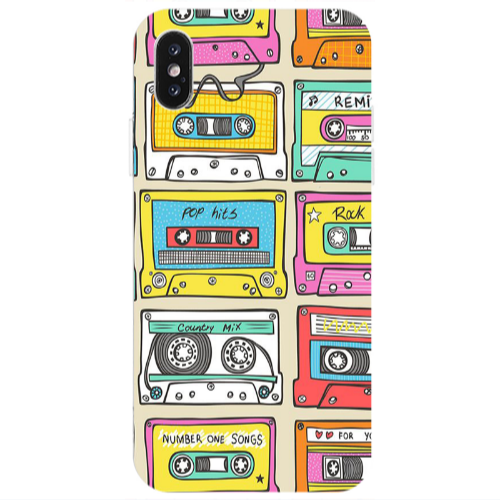 Apple iPhone Xs Pop hits Transparent Silicone TPU Θήκη