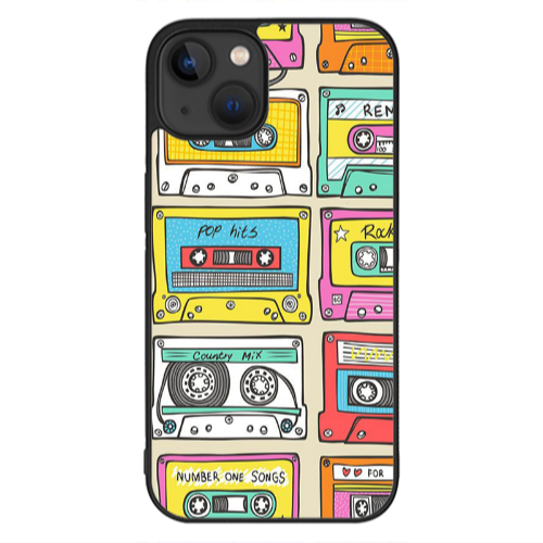 Apple iPhone 13 Mini Pop hits Black Glossy Θήκη