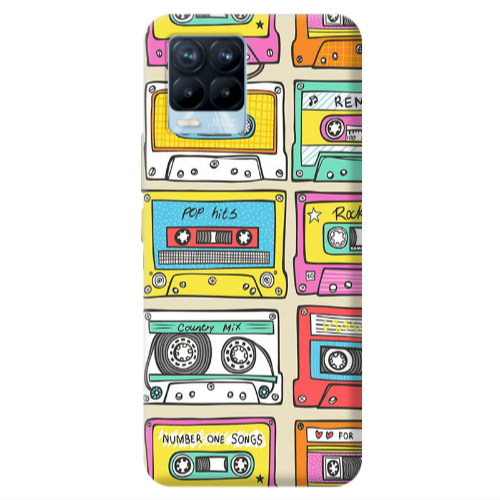 Realme 8 Pro Pop hits Transparent Silicone TPU Θήκη