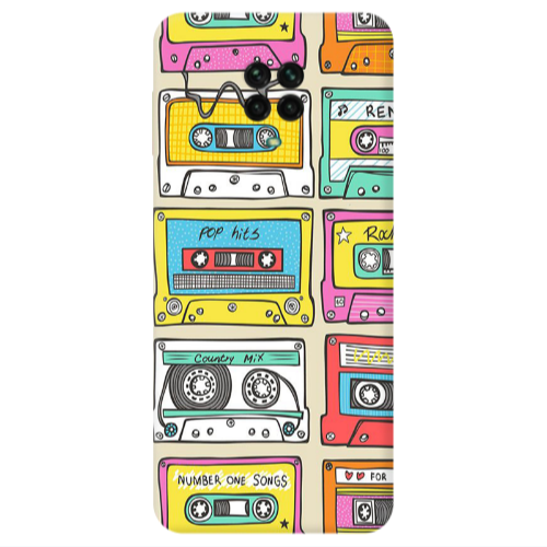 Xiaomi Redmi Note 9S Pop hits Transparent Silicone TPU Θήκη