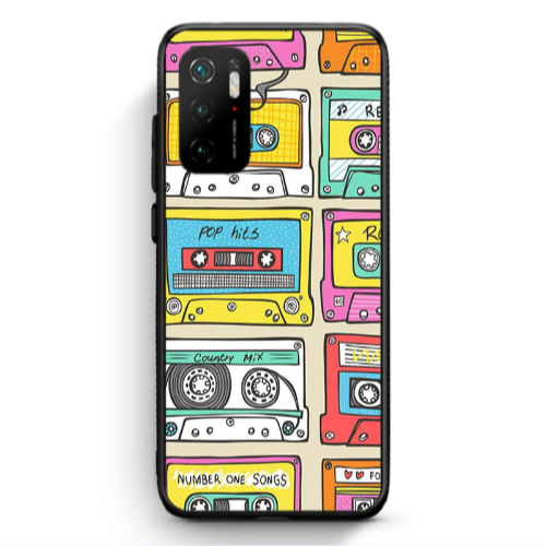 Xiaomi Poco M3 Pro Pop hits Black Glossy Θήκη