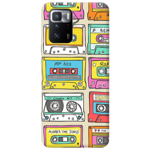 Xiaomi Poco X3 GT Pop hits Transparent Silicone TPU Θήκη