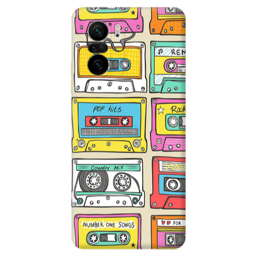 Xiaomi Poco F3 Pop hits Transparent Silicone TPU Θήκη